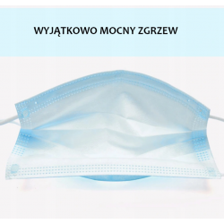 Maseczki  3 warstwowe 50 sztuk