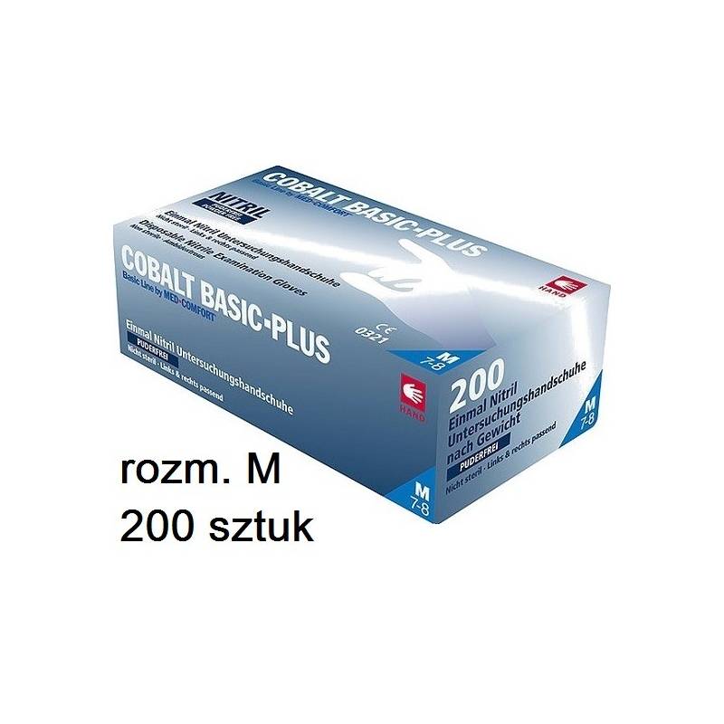 COBALT BASIC-PLUS nitrylowe mocne rękawice rozmiar M 200 COBALT BASIC-PLUS nitrylowe mocne rękawice rozmiar M 200