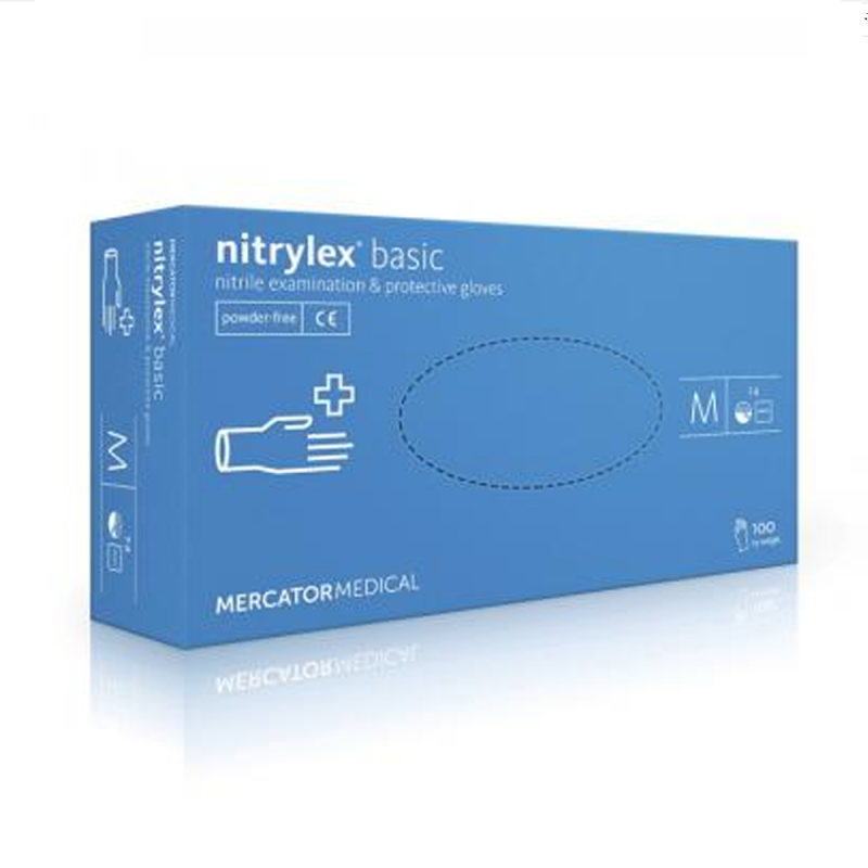 Rękawiczki Nitrylowe NITRYLEX BASIC Blue rozmiar M Rękawiczki Nitrylowe NITRYLEX BASIC Blue rozmiar M